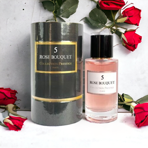 💎 Collection Prestige N°5 Rose Bouquet 50ML 🌹 Eau💧 de Parfum 🌸 - Prestige Parfum Collection